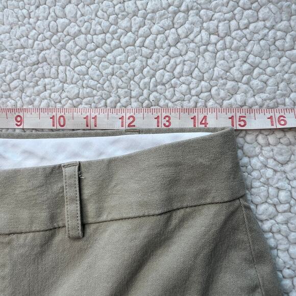 Crown & Ivy Cary Stretch Flat Front Khaki Ankle Pant 4 - Picture 10 of 12